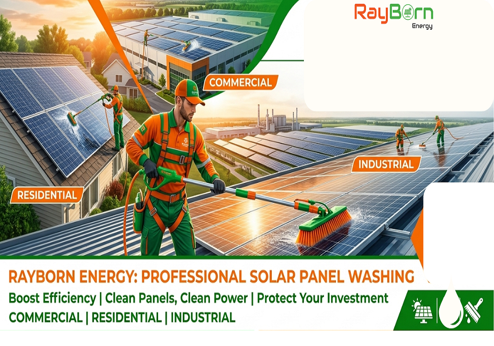 Solar Panels Washing